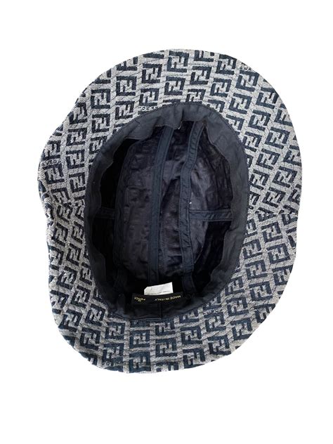 vintage fendi bucket hat aus|fendi fuzzy bucket hat.